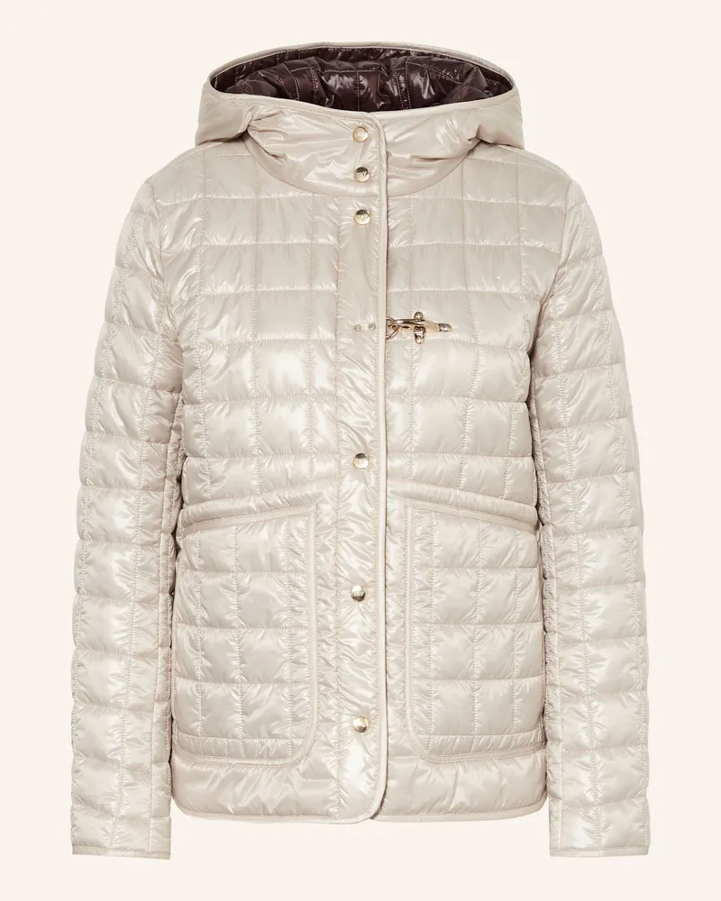 Fay Steppjacke Hellgrau