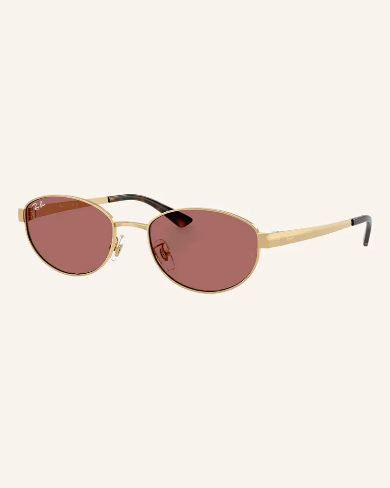 Ray Ban Sonnenbrille rb3774d grau Gold