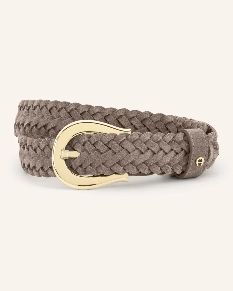 Aigner Ledergürtel FASHION Taupe