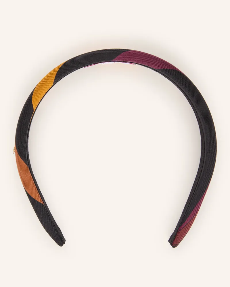 Emilio Pucci Haarreif Aus Seide rot Dunkelrot