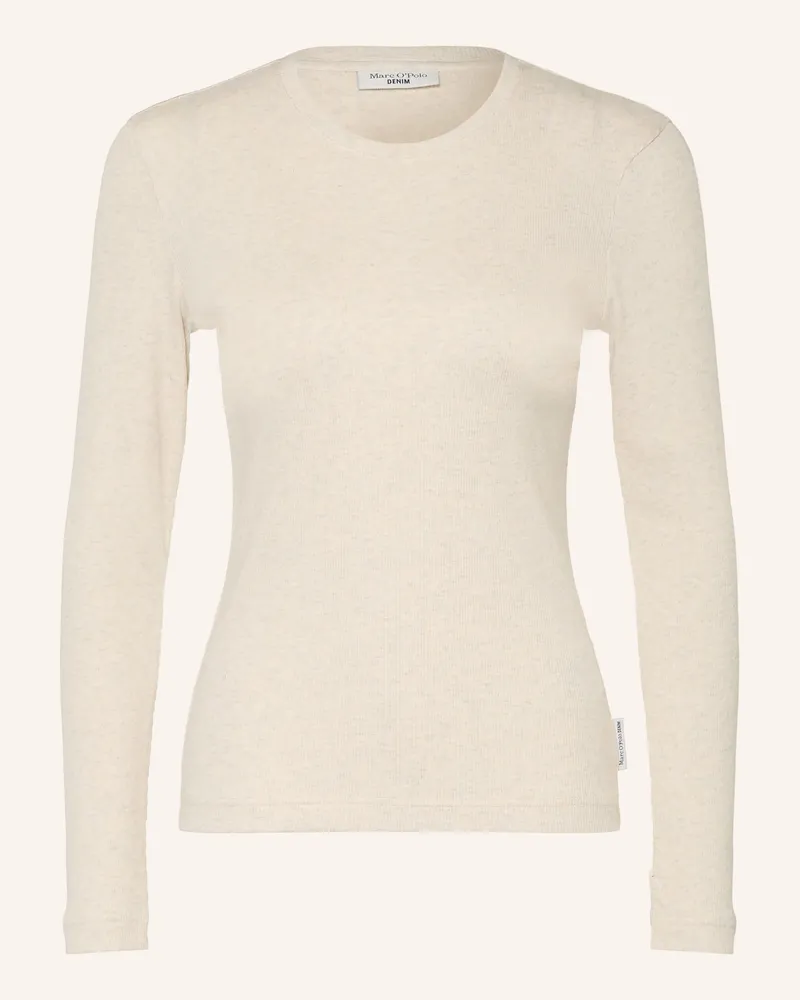 Marc O'Polo Longsleeve weiss Creme