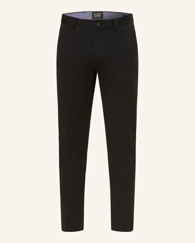 Scotch&Soda Jerseyhose Core Super Slim Fit schwarz Schwarz