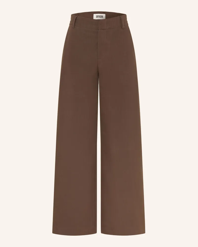 Drykorn Hose Dutiful braun Dunkelbraun