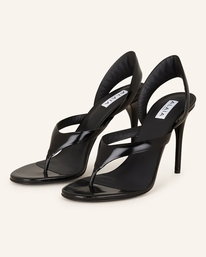 Alaïa Zehentrenner Schwarz
