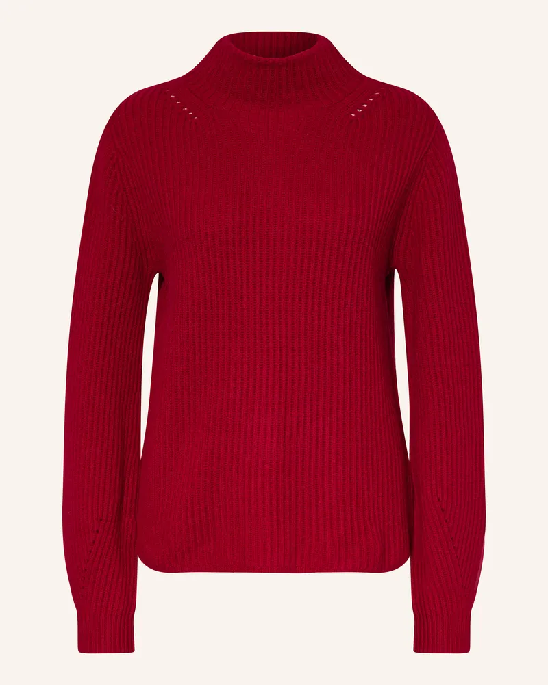 Darling Harbour Pullover mit Cashmere Dunkelrot