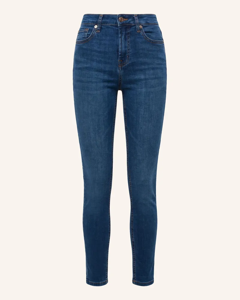 7 for all mankind Skinny Jeans The Ankle Skinny blau Mid
