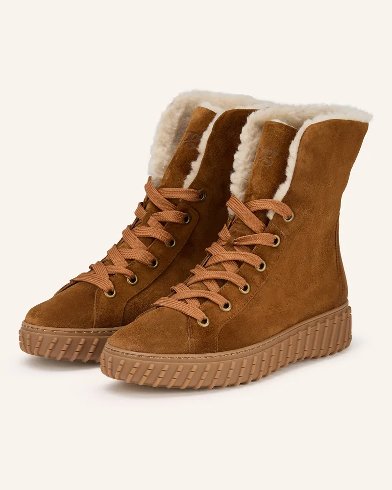 paul green Schnürboots braun Braun