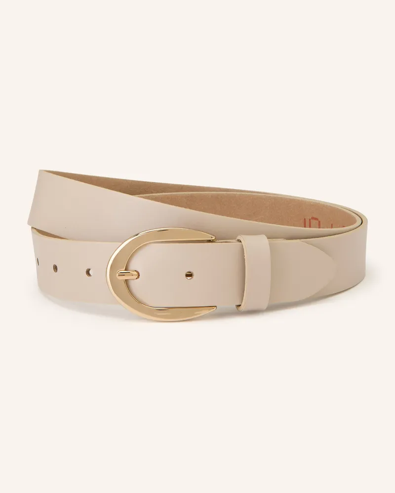 Vanzetti Ledergürtel beige Hellbraun