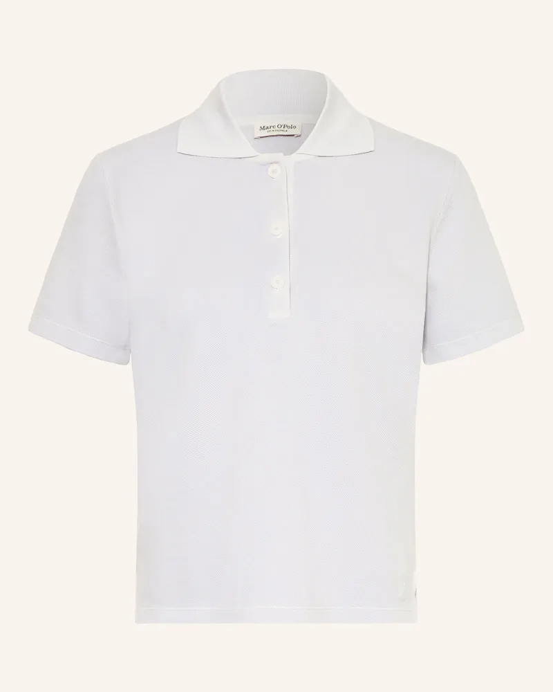 Marc O'Polo Piqué-Poloshirt blau Hellblau