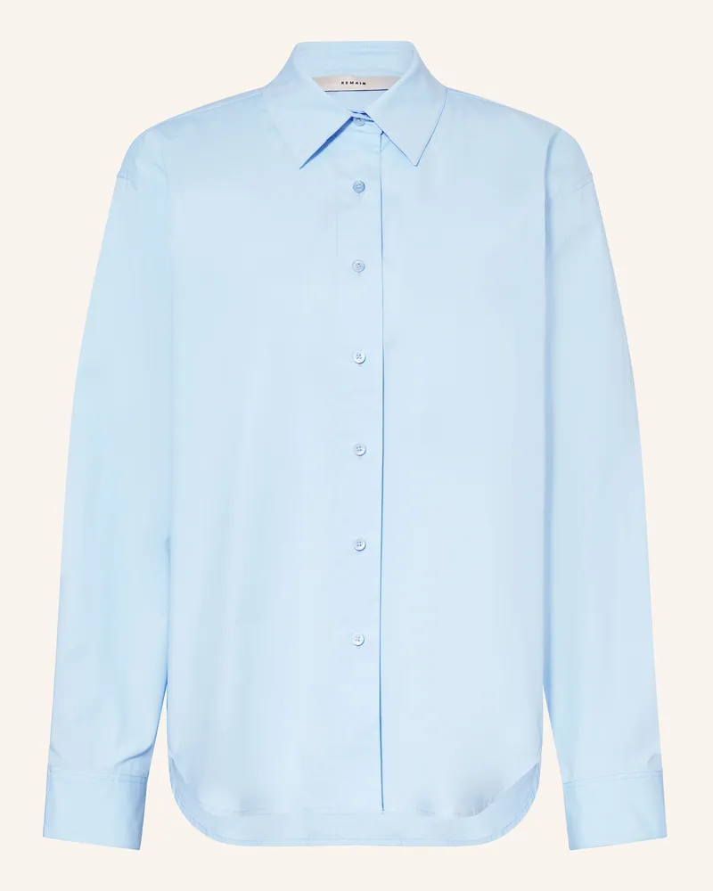 REMAIN Oversized-Hemdbluse blau Hellblau