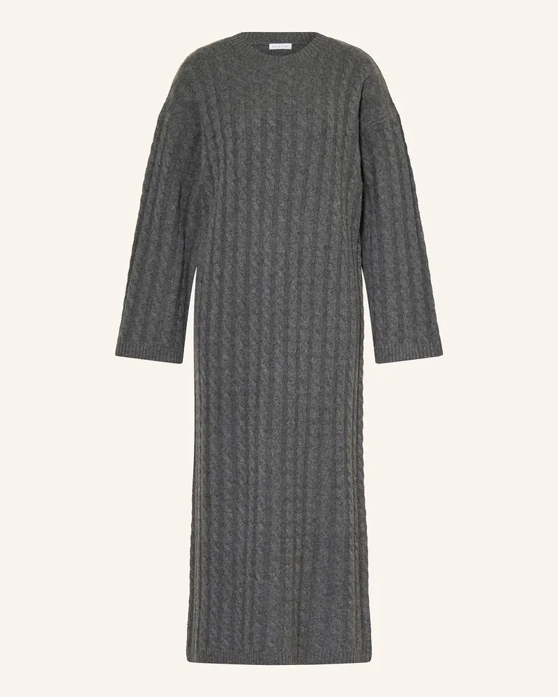Mrs & HUGS Strickkleid grau Dunkelgrau