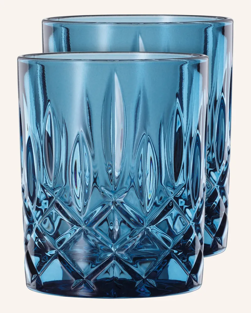 Nachtmann 2er-Set Whiskygläser Noblesse blau Blau