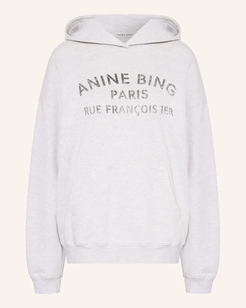 Anine Bing Hoodie Harvey grau Hellgrau