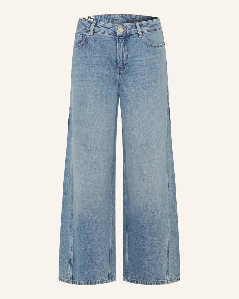 OPUS Wide Leg Jeans Meddy blau 70396