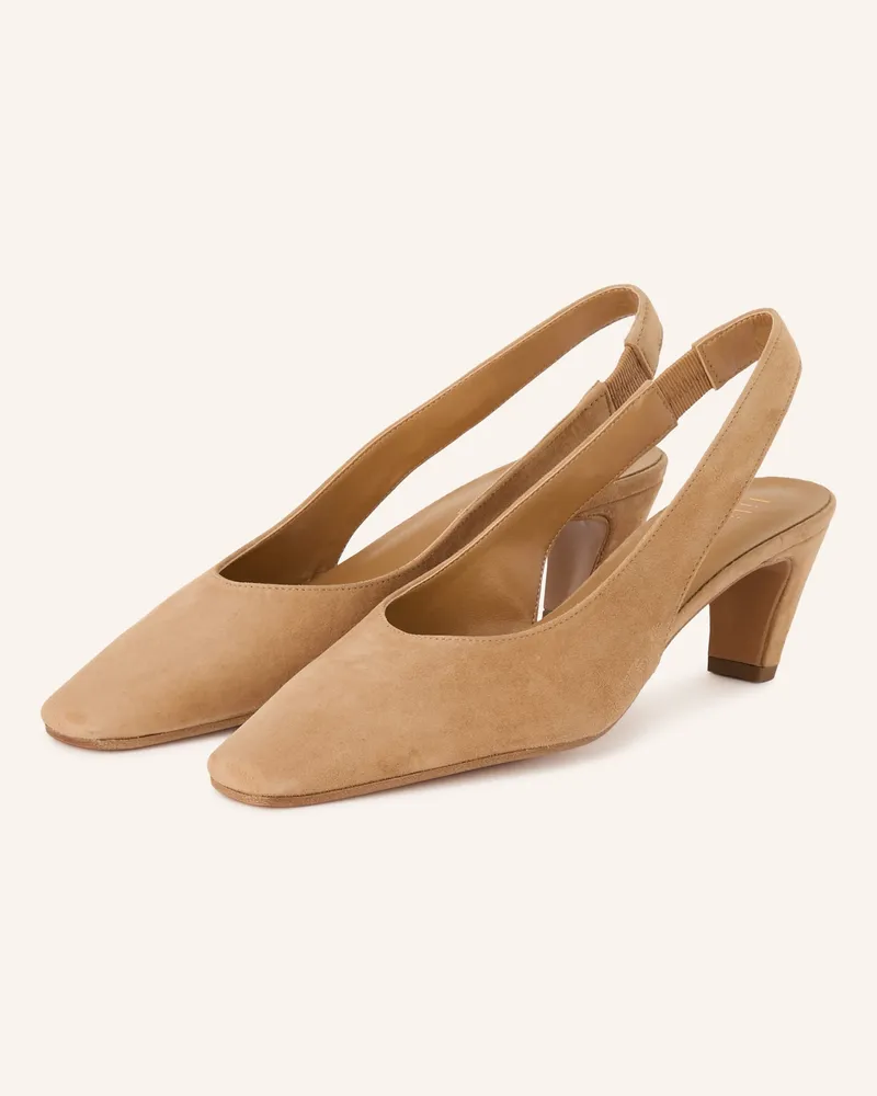 lilienfels Slingpumps Camel