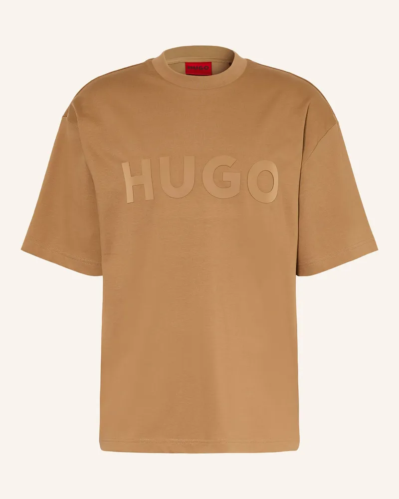 HUGO BOSS T-Shirt Dinkee beige Cognac
