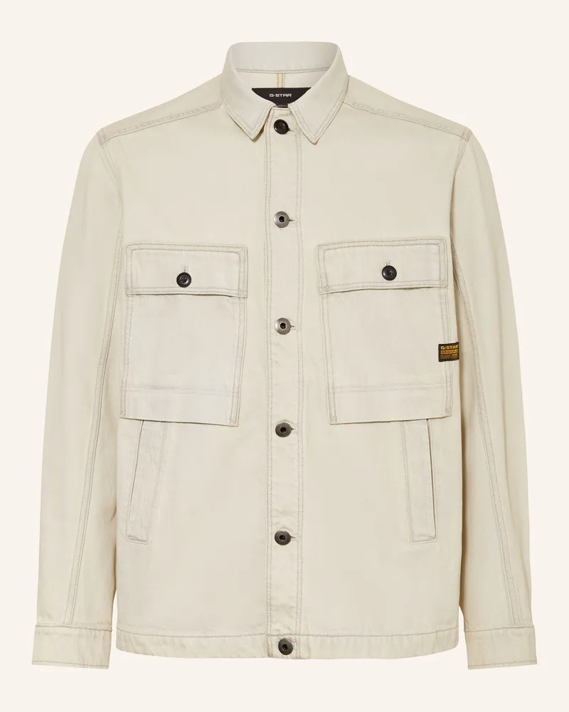 G-STAR RAW Jeans-Overjacket Mosa beige Creme
