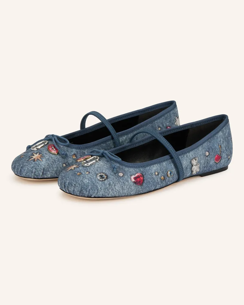 Marc Jacobs Mary-Jane-Ballerinas The Sabrina Ballerina blau Blau