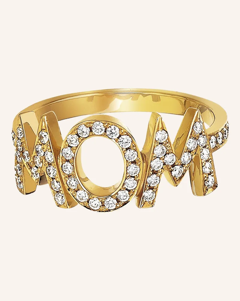 CADA Ring XL WOW Gold