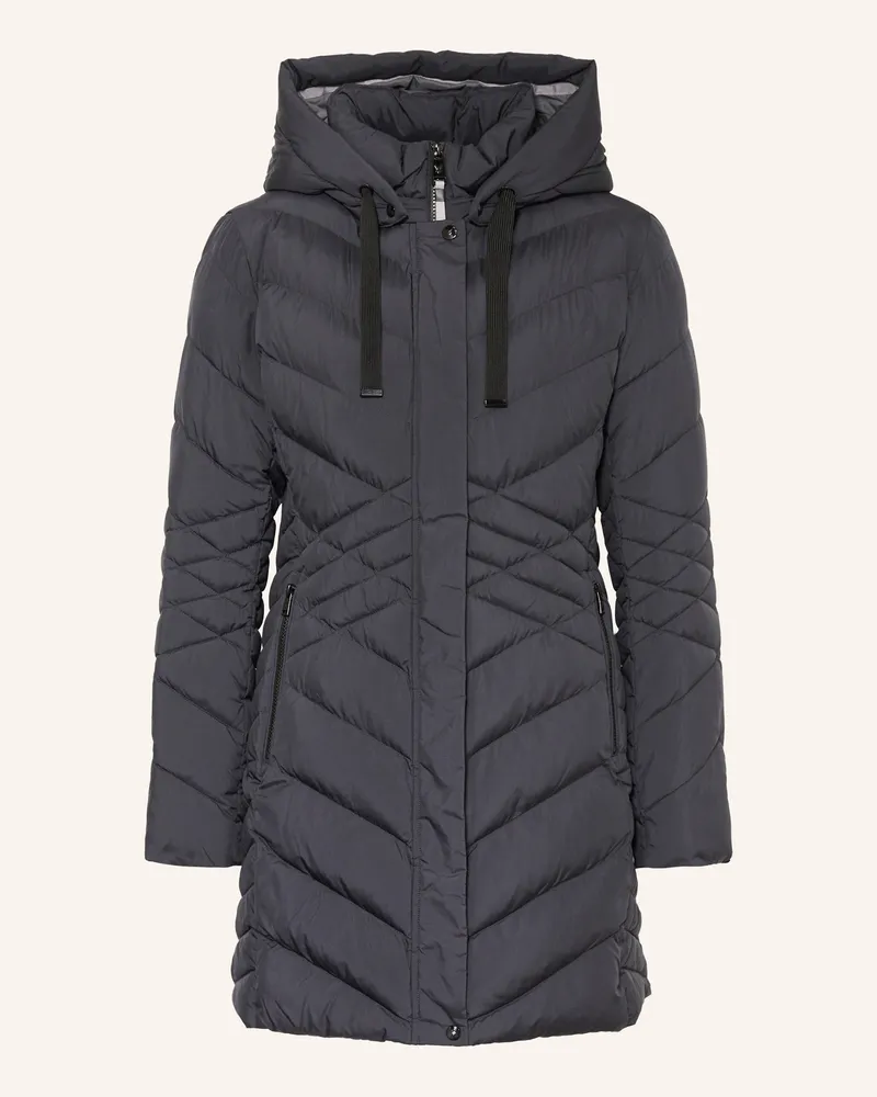 Fuchs Schmitt Steppmantel mit abnehmbarer Kapuze Blau