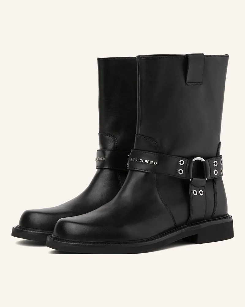 Karl Lagerfeld Stiefel schwarz Schwarz