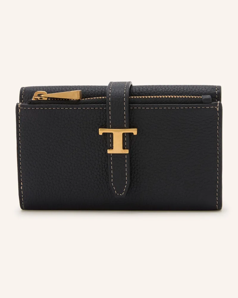 TOD'S Geldbörse schwarz Schwarz