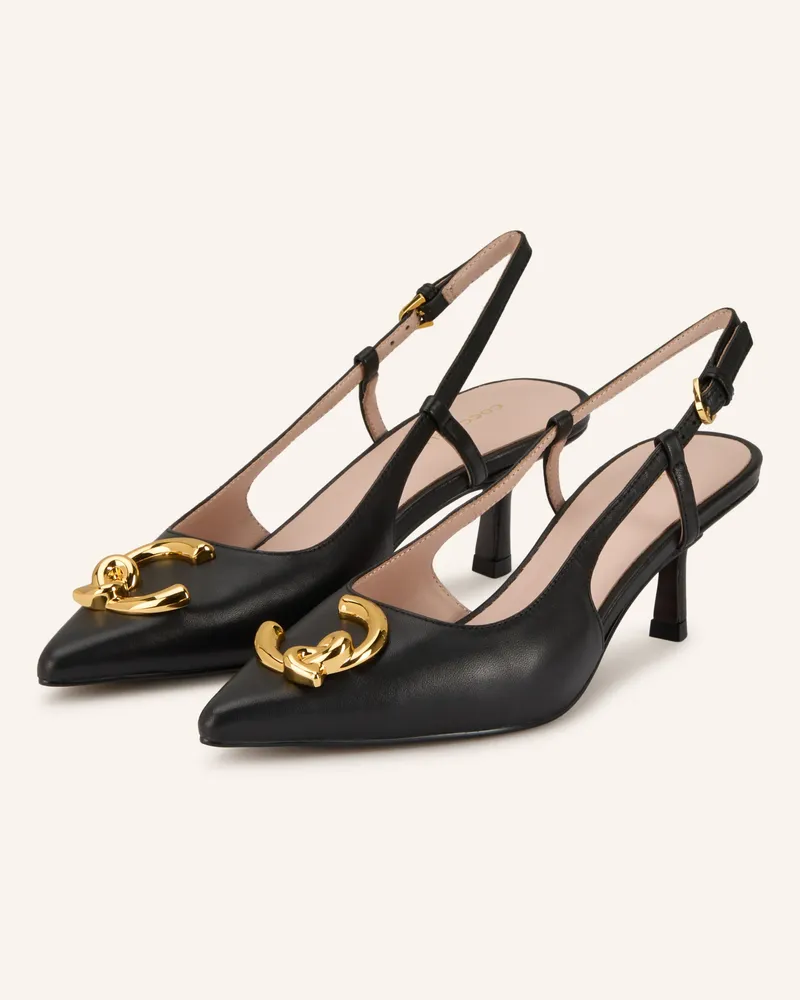 Coccinelle Slingpumps schwarz Schwarz