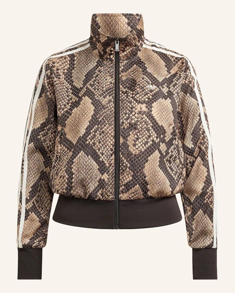 adidas Trainingsjacke Satin Firebird braun Camel