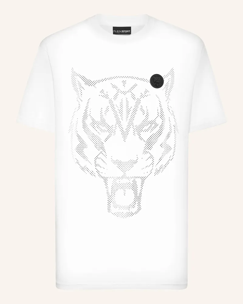 Philipp Plein T-Shirt Tiger weiss Weiss