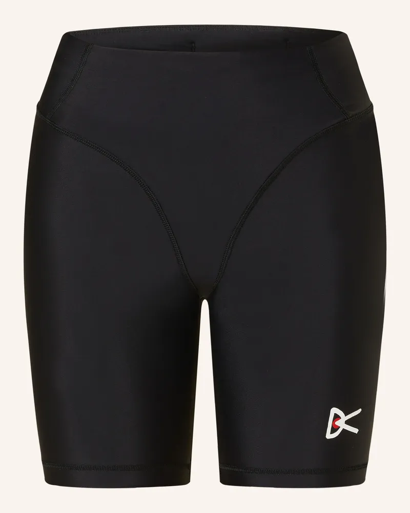 District Vision Lauf-Tights schwarz Schwarz