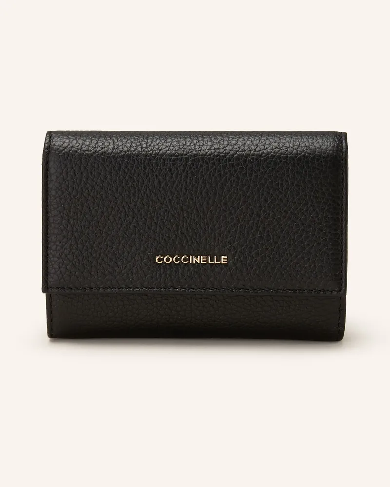 Coccinelle Geldbörse schwarz Schwarz