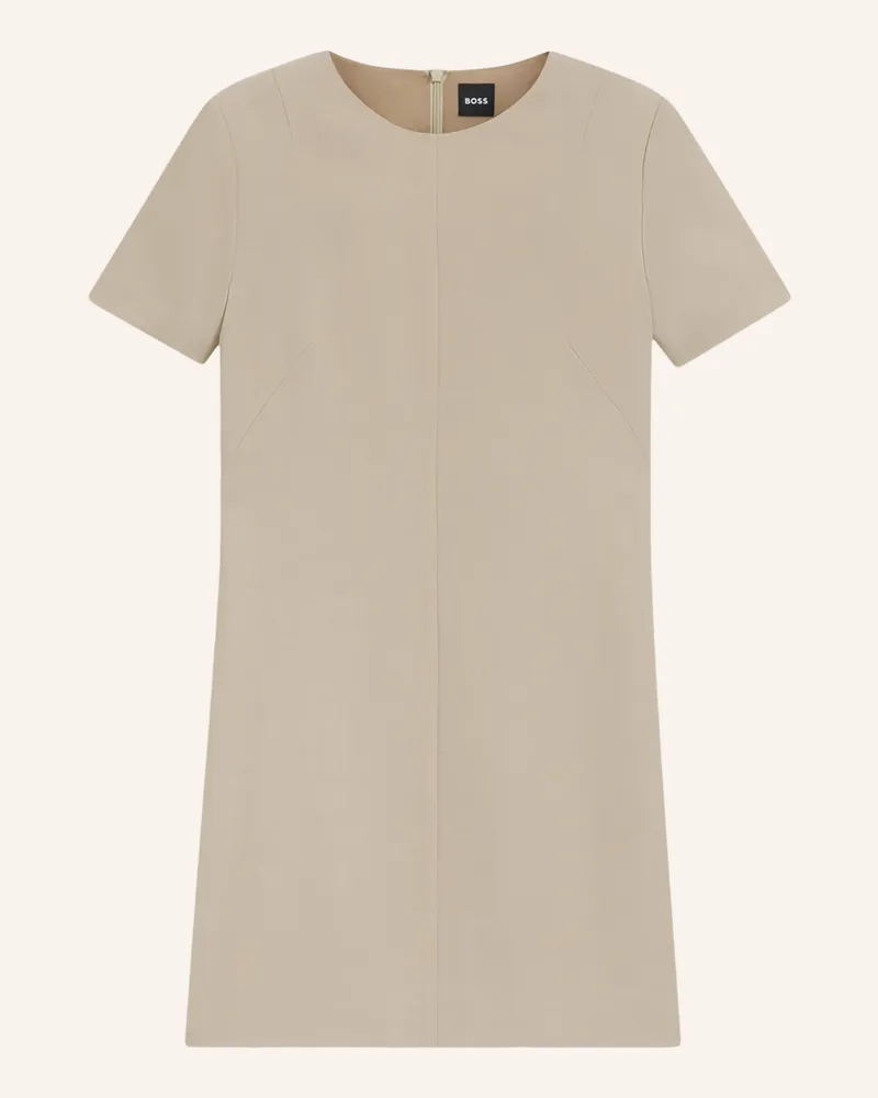 HUGO BOSS Business Kleid DINDERA Regular Fit Beige