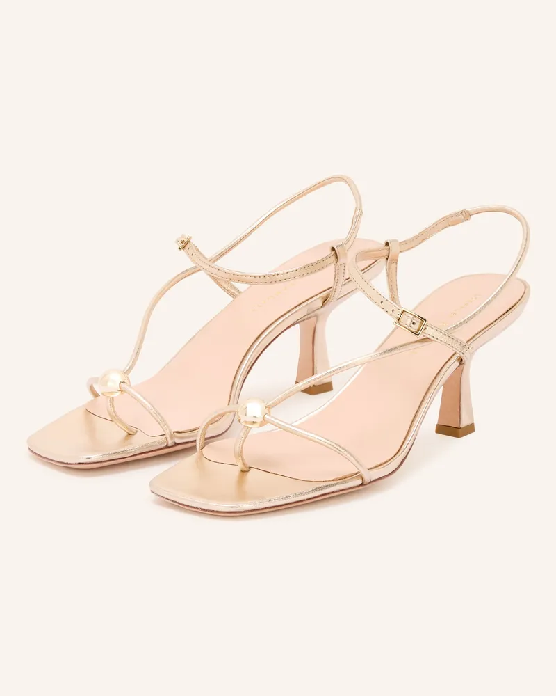 Loeffler Randall Sandaletten Triana beige Gold