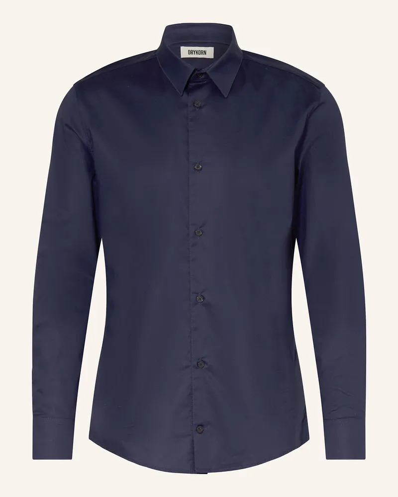 Drykorn Hemd Daneel Slim Fit blau Dunkelblau