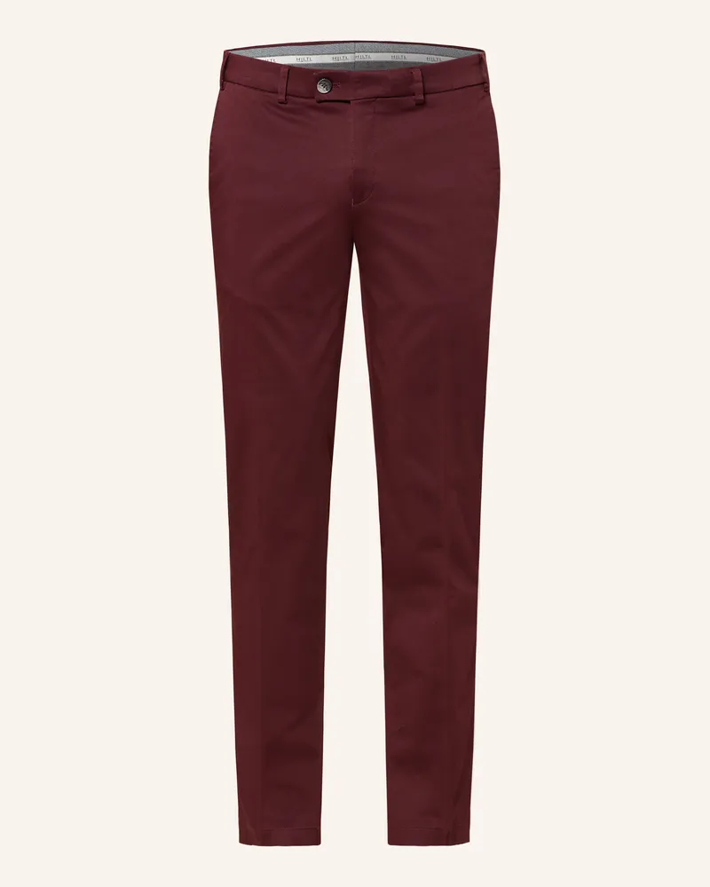 Hiltl Chino Slim Fit Dunkelrot