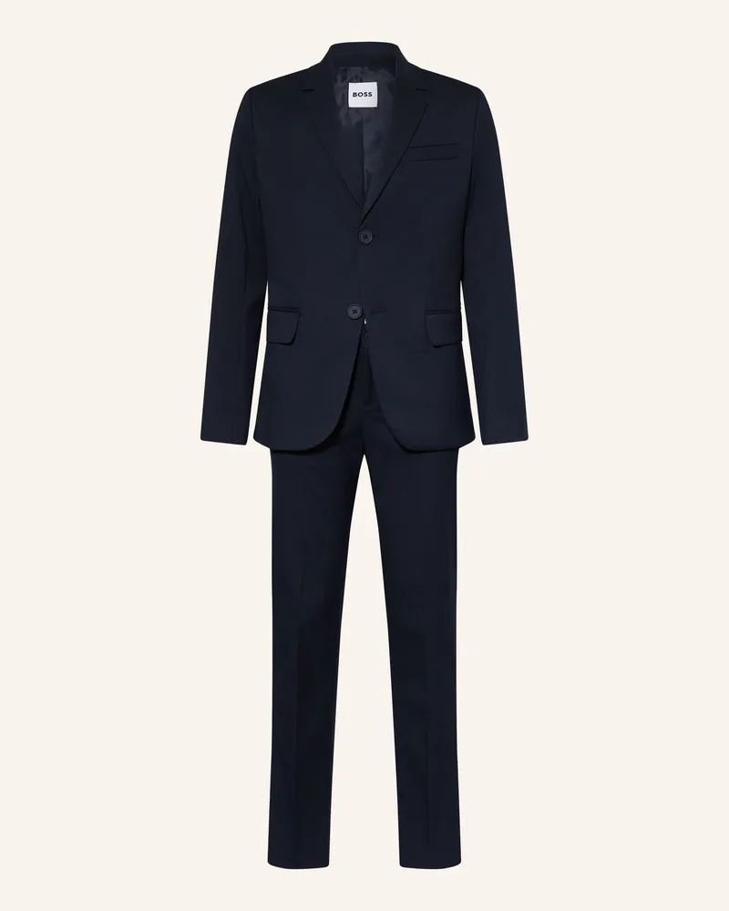 HUGO BOSS Anzug blau Dunkelblau