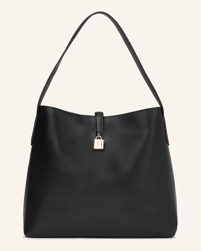 Karl Lagerfeld Hobo-Bag schwarz Schwarz