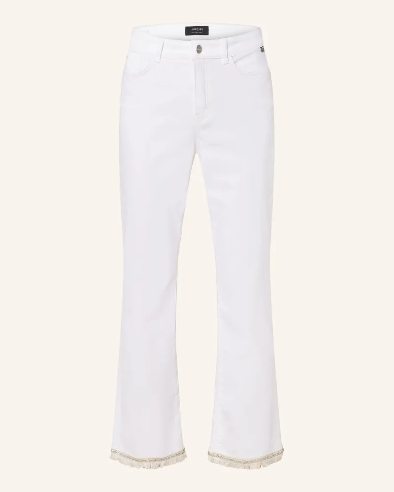 Marc Cain Jeans FORLI mit Schmucksteinen Weiss