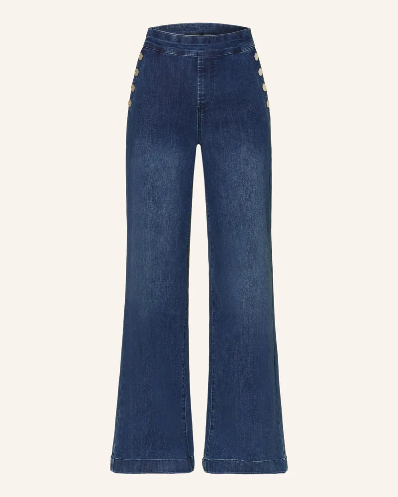 Joseph Ribkoff Wide Leg Jeans blau Blau