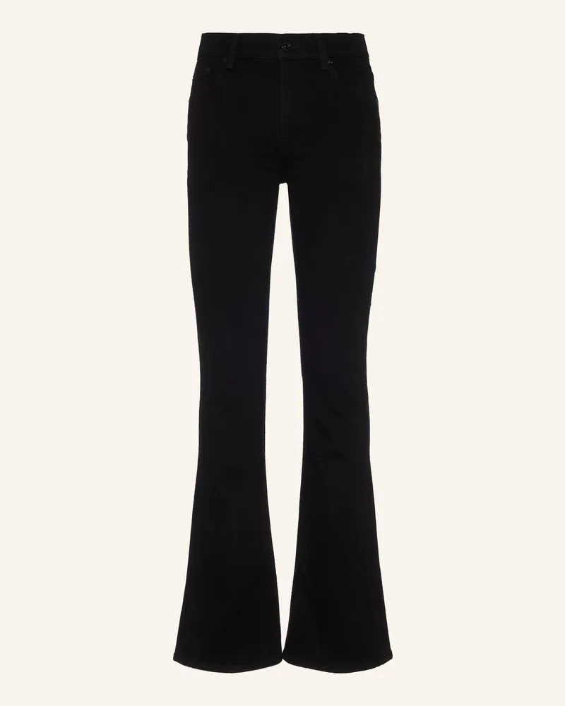 7 for all mankind Bootcut Jeans Bootcut schwarz Schwarz