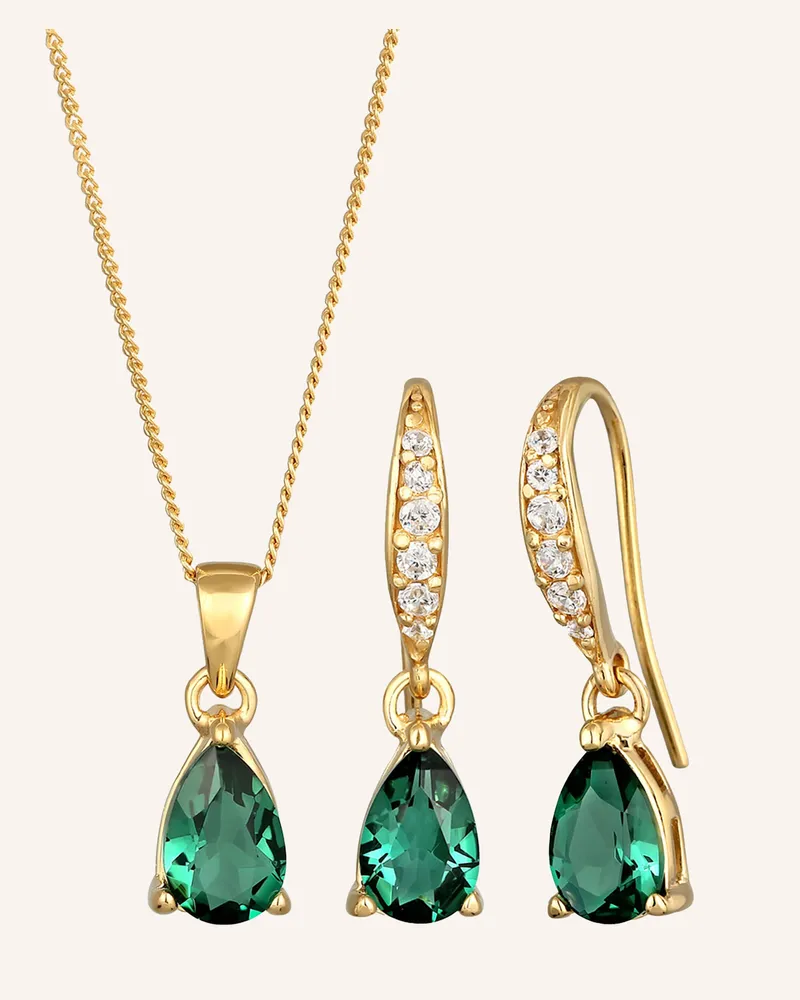 Elli Schmuckset gruen Grün