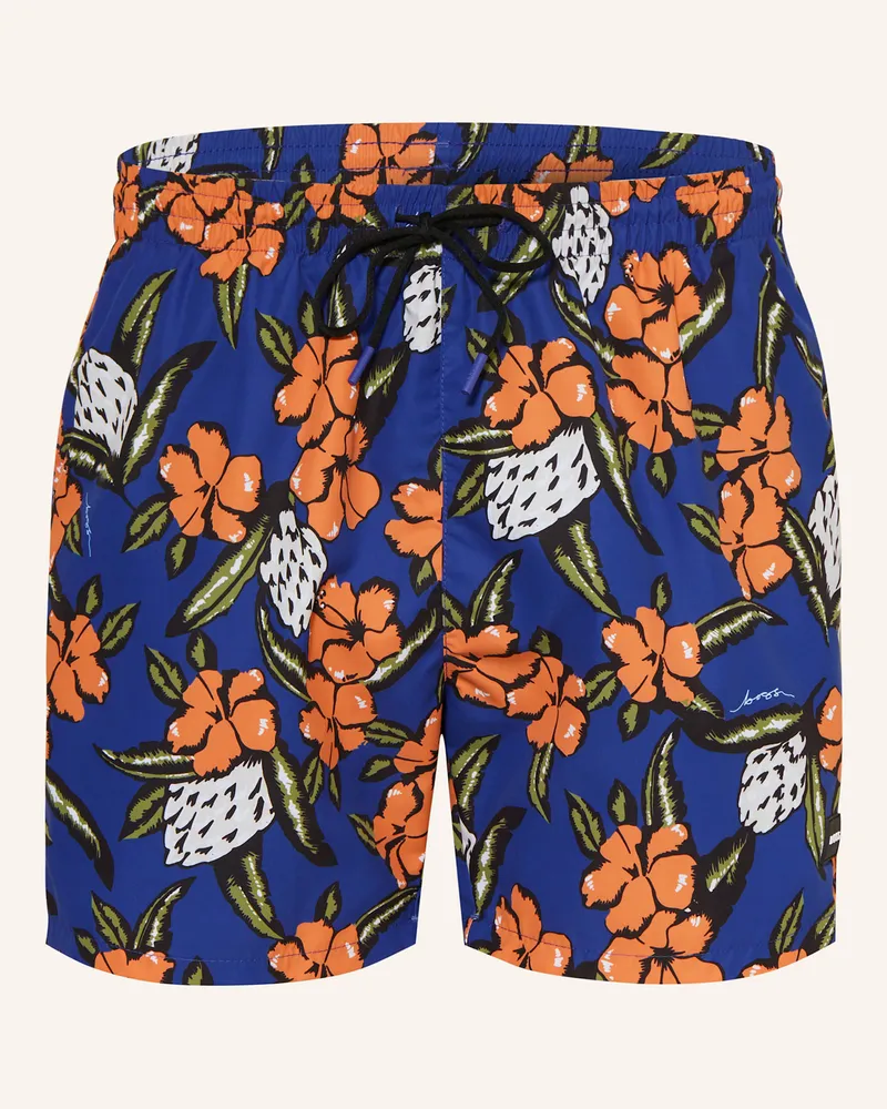 HUGO BOSS Badeshorts PIRANHA Blau