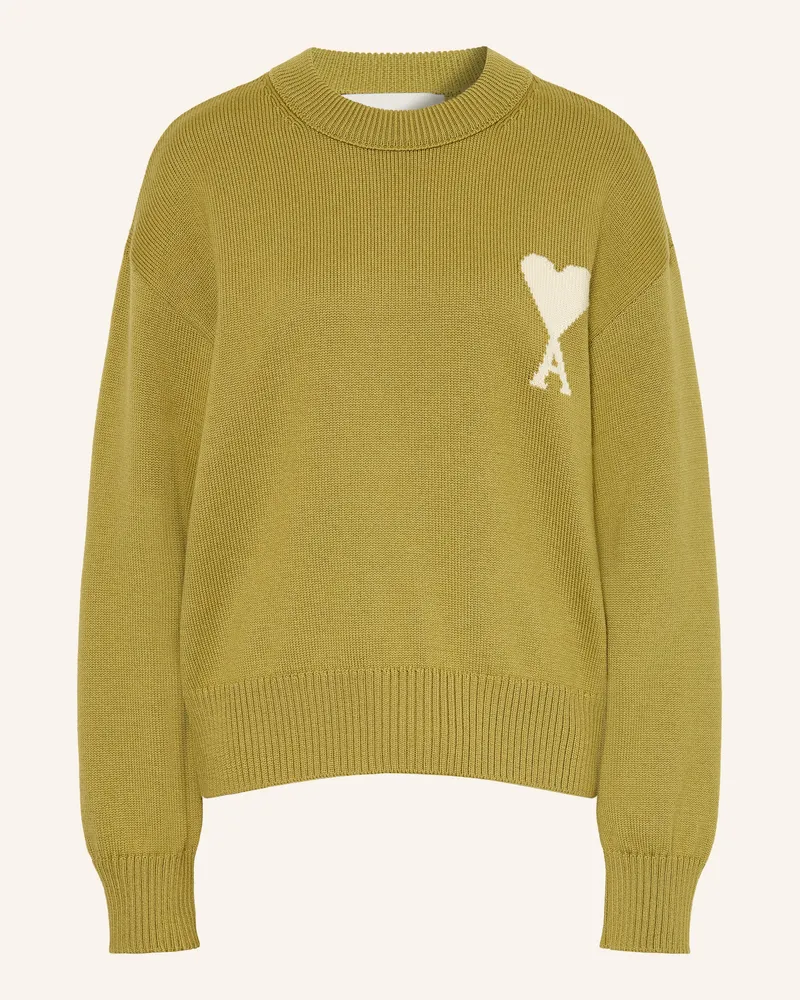 AMI Paris Pullover gruen Hellgrün