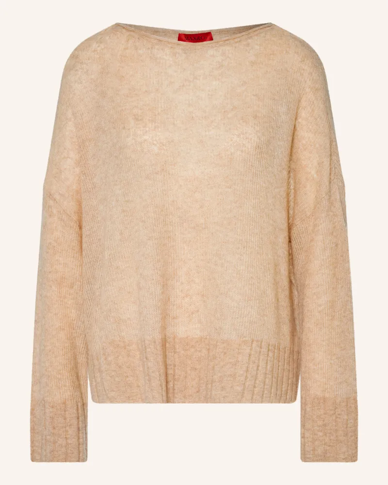 MAX&Co. Pullover Stampa beige Beige