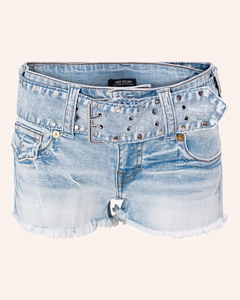 True Religion Shorts Joey Flap blau Blau