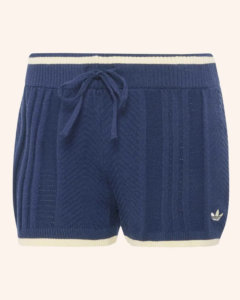 adidas Cable Knit Shorts blau Blau