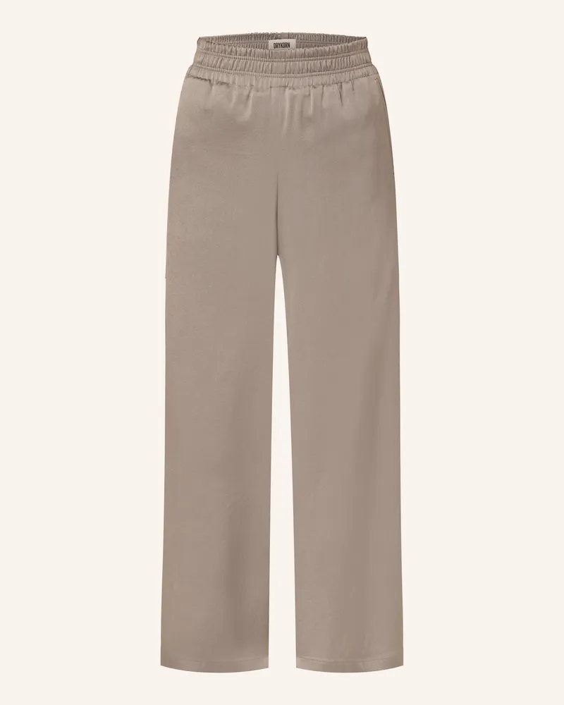Drykorn Marlenehose CEILING aus Satin Taupe
