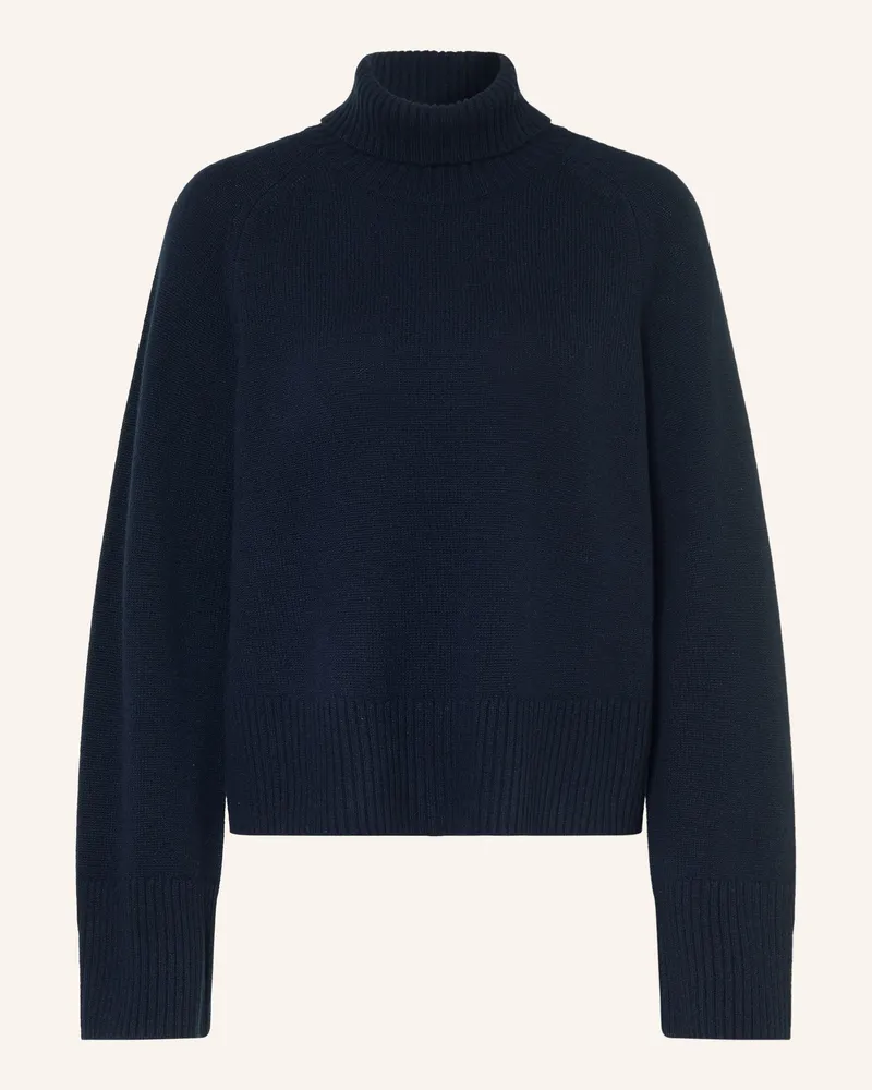 HUGO BOSS Rollkragenpullover Falonso blau Dunkelblau