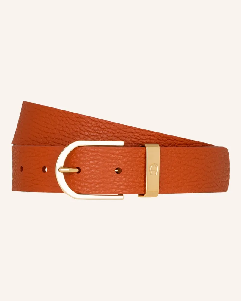 Aigner Ledergürtel Cognac