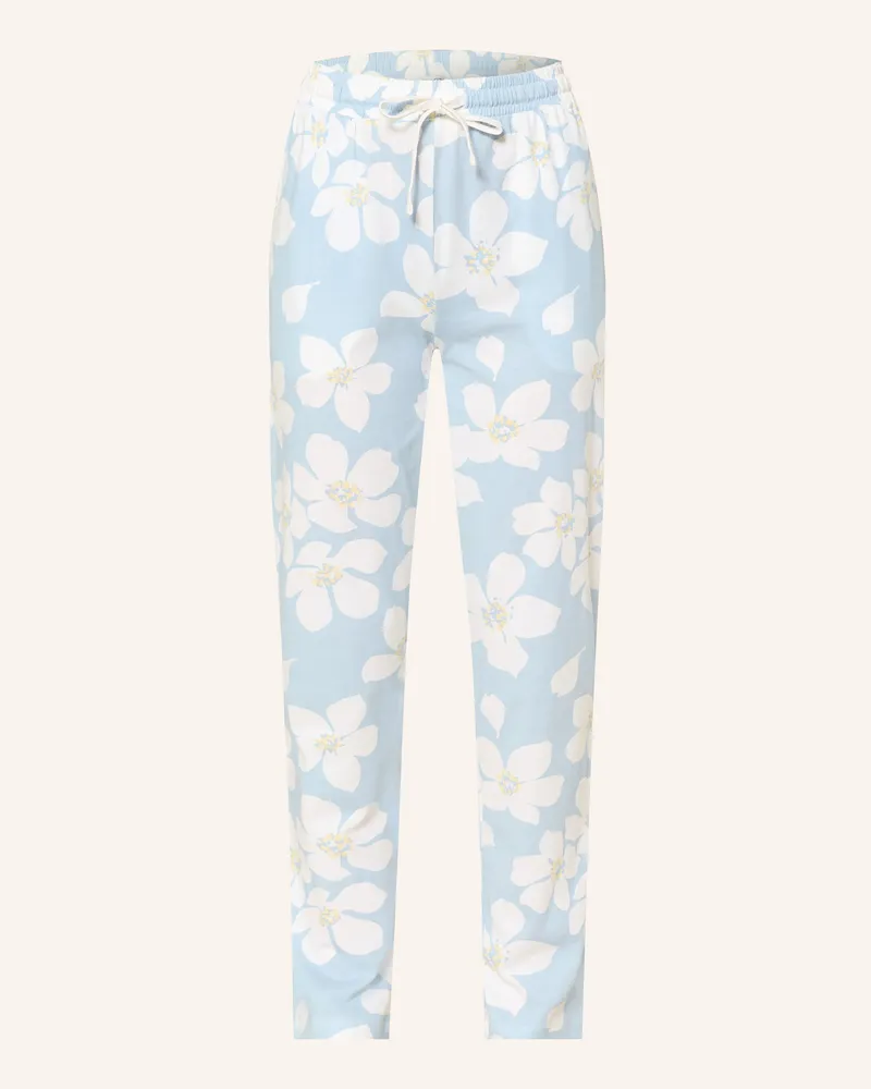 Marc O'Polo Schlafhose blau Hellblau